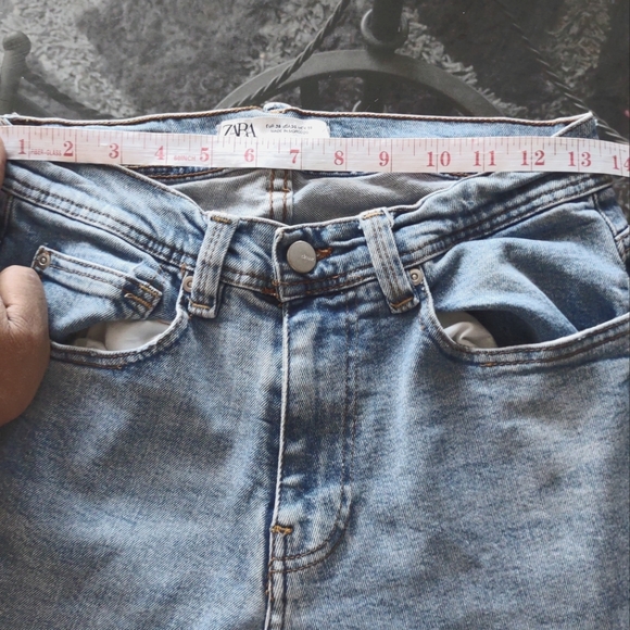 Zara Men's Medium Wash Skinny Jeans Size 30 - Picture 8 of 10